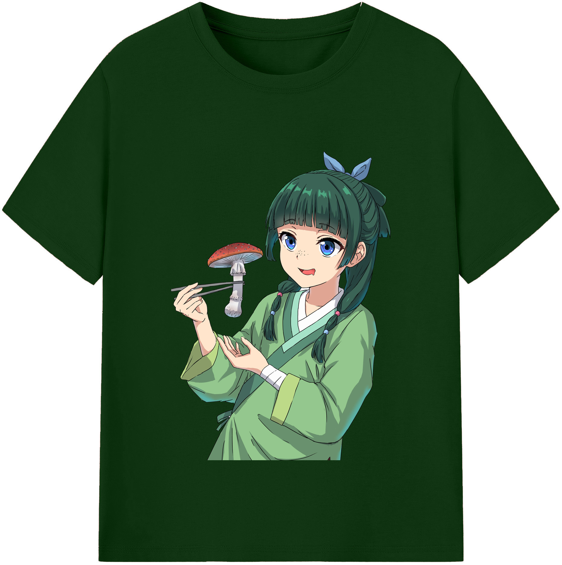 （画像用） 薬屋のひとりごと The Apothecary Diaries 綿100％半袖Tシャツ（フロントプリント）
